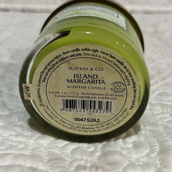 The White Barn and Slatkin Co sea‎ island cotton and island margarita candles - Picture 14 of 14